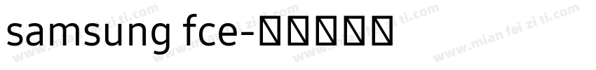samsung fce字体转换